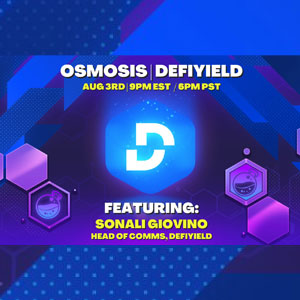 Cosmos Spaces X Osmosis Ministry of Marketing X DeFiYield.APP AMA