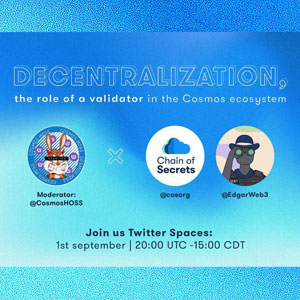 Validator Roles for Decentralization Improvement with Cosmos HOSS