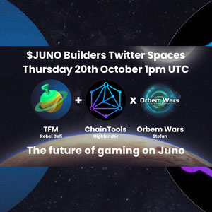 TFM Juno Builders with Domerium Labs Orbem Wars