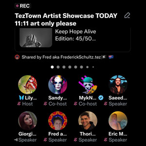 TezTown Artist Showcase