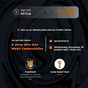 SCRT Africa X CampGaiad Educational Series