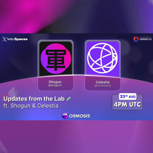 Osmosis Updates from the Lab