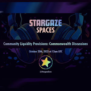 Stargaze Spaces Community Liquidity Provisions Discussion