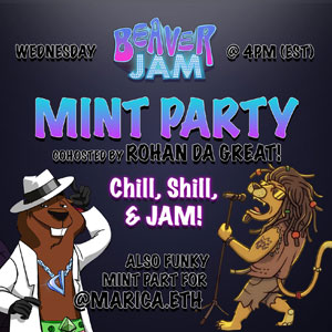 Beaver Jam Mint Party