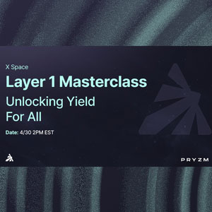 Layer 1 Masterclass with Pryzm